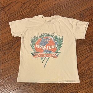 Van Halen 1978 Tour T-Shirt. Made in 2023
